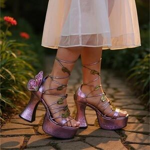 Dolls Kill Butterfly Heels